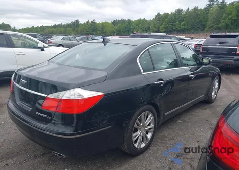 2010 Hyundai Genesis 4.6 z USA, uszkodzony, nr VIN KMHGC4DF8AU080830